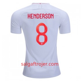 England Fodboldtrøjer Henderson 8 Hjemmebanesæt VM 2018